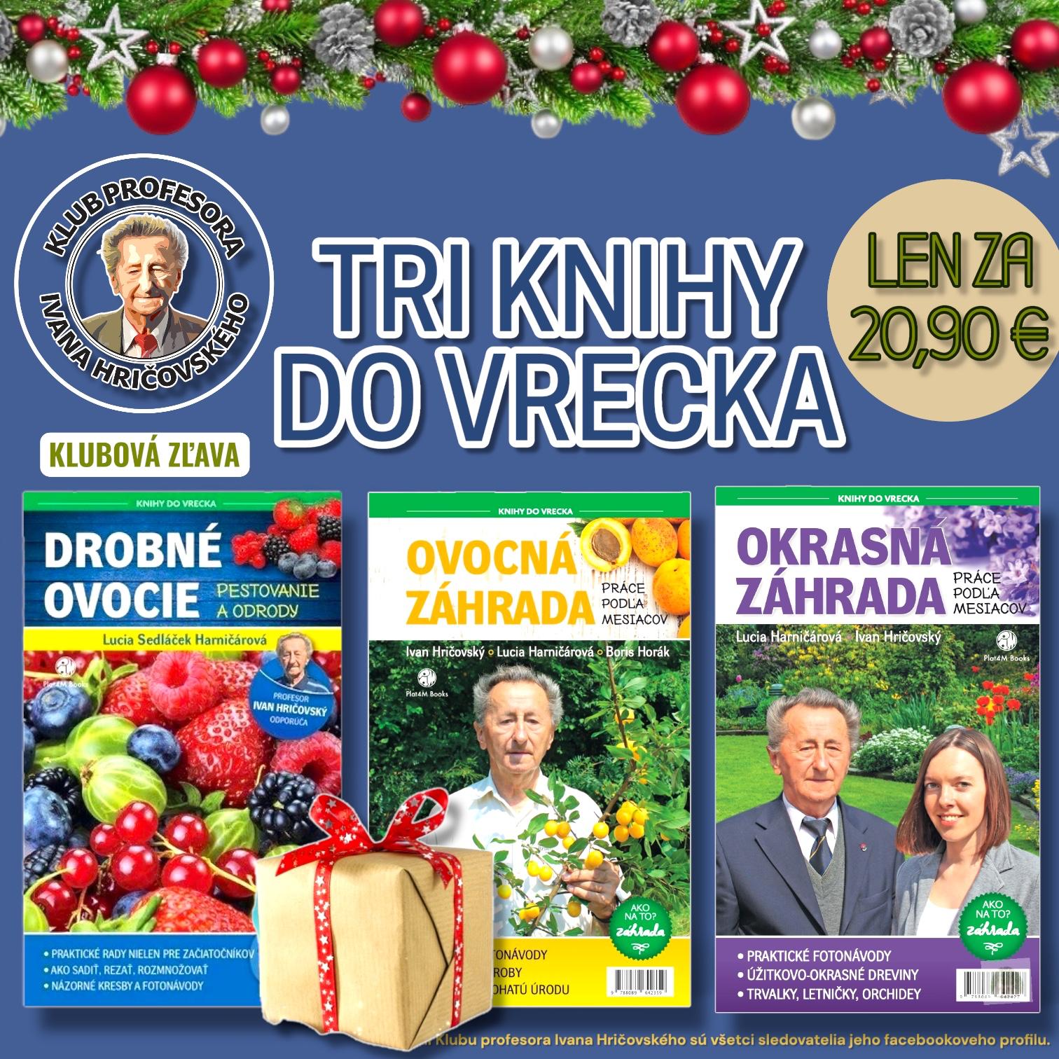 Tri knihy do vrecka