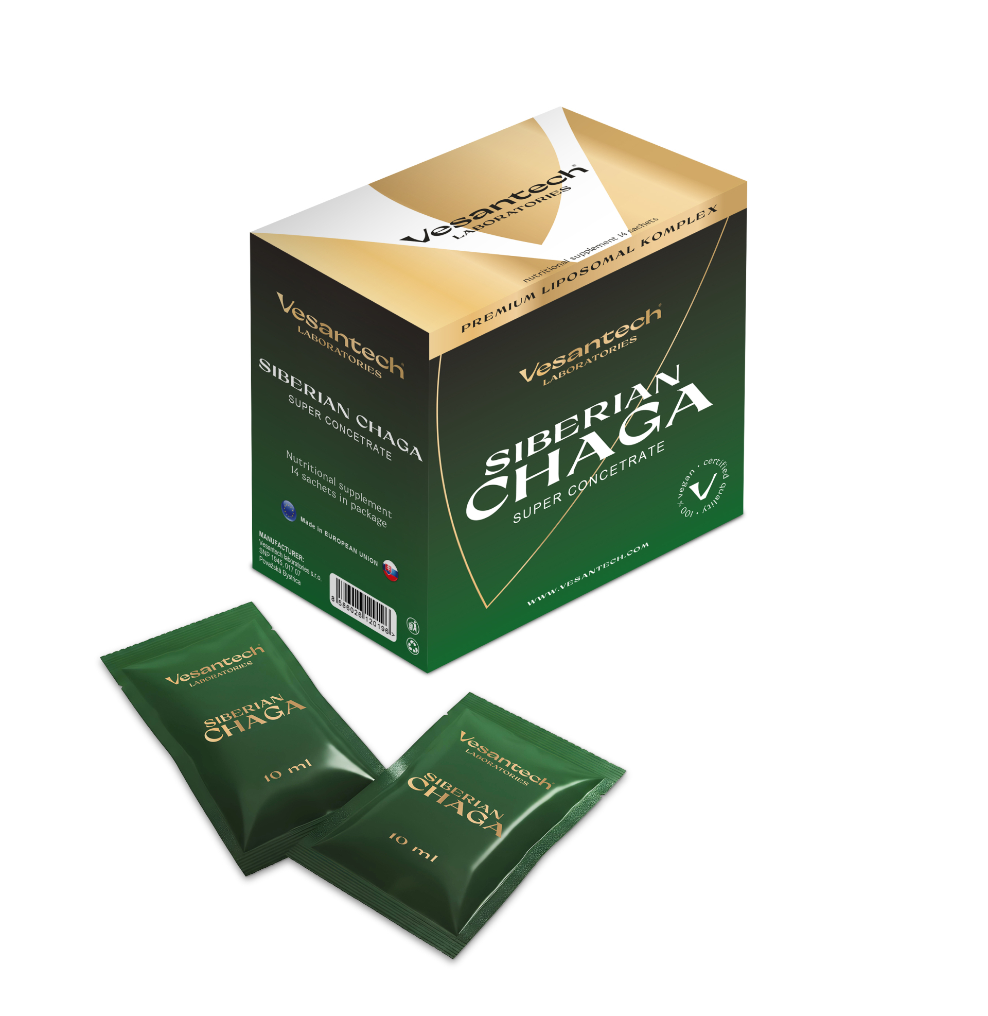 Lipozomálna Čaga Sibírska Shotbox