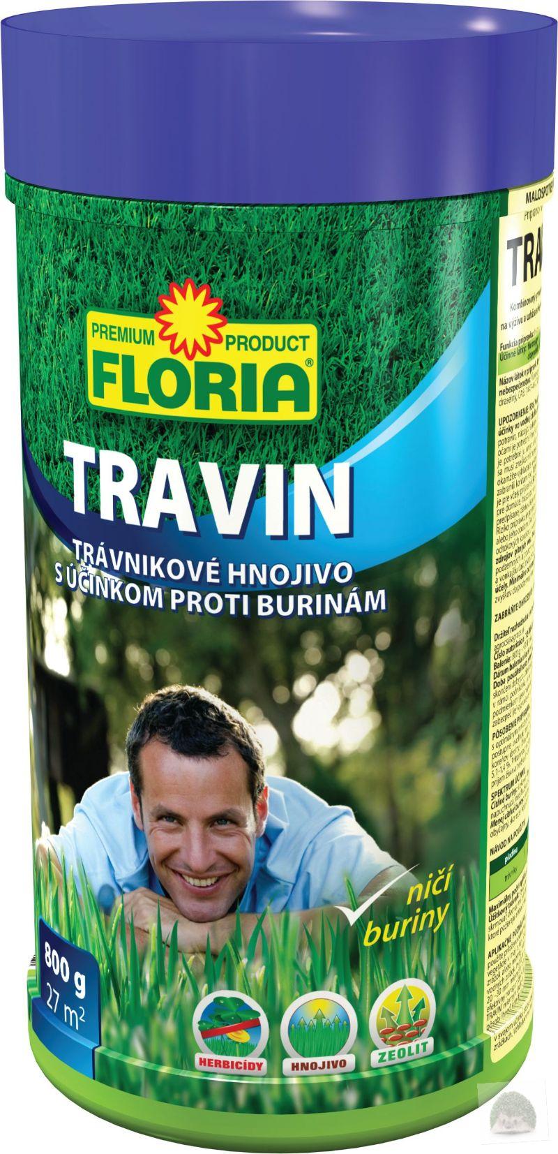 Travin - hnojivo na trávnik s účinkom proti burinám
