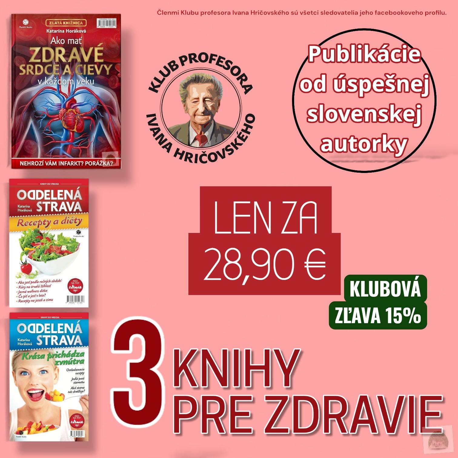Tri knihy pre zdravie
