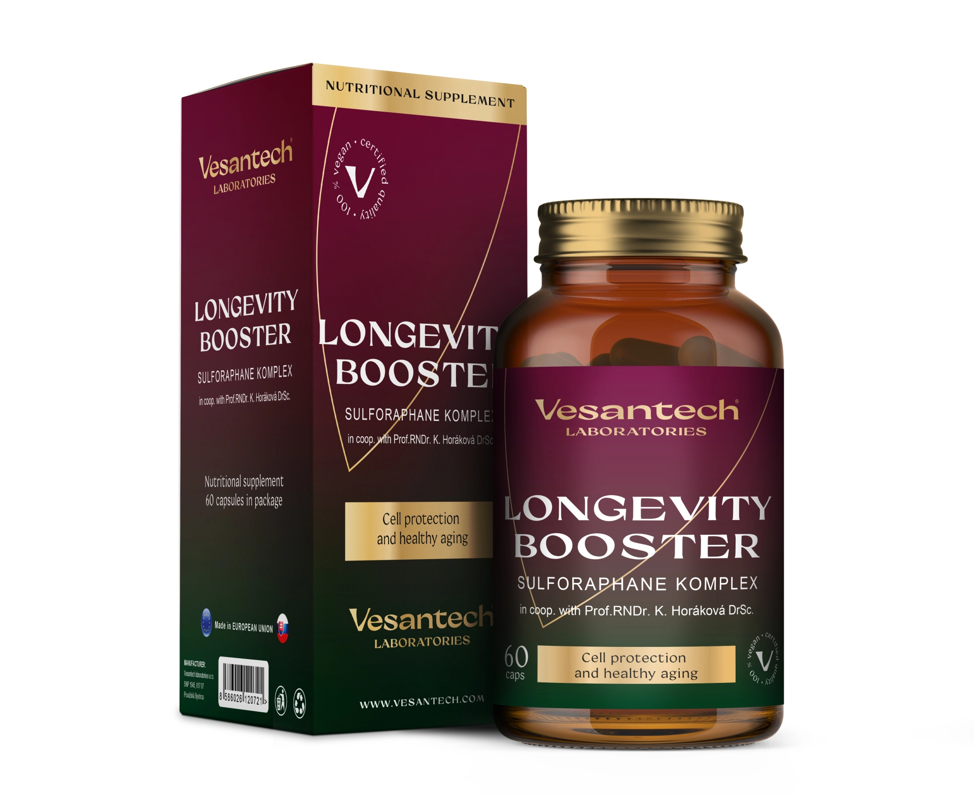 Vesantech Sulphoraphane Longevity Booster 60 cps