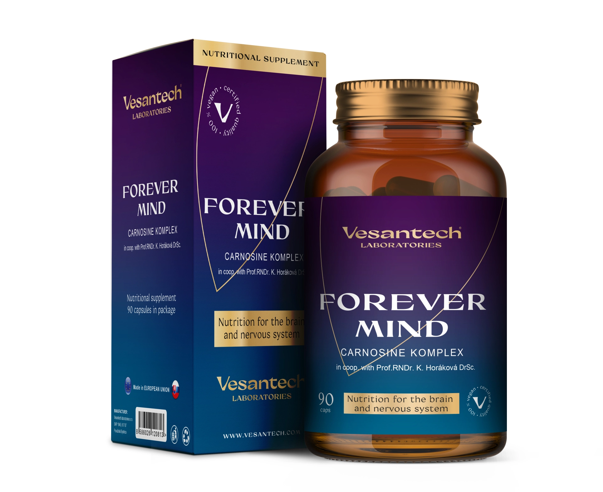Vesantech Forever Mind Carnosine komplex 90 cps