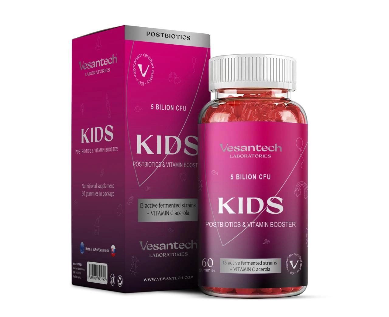 Postbiotiká Vesantech Kids 5 miliár CFUd 