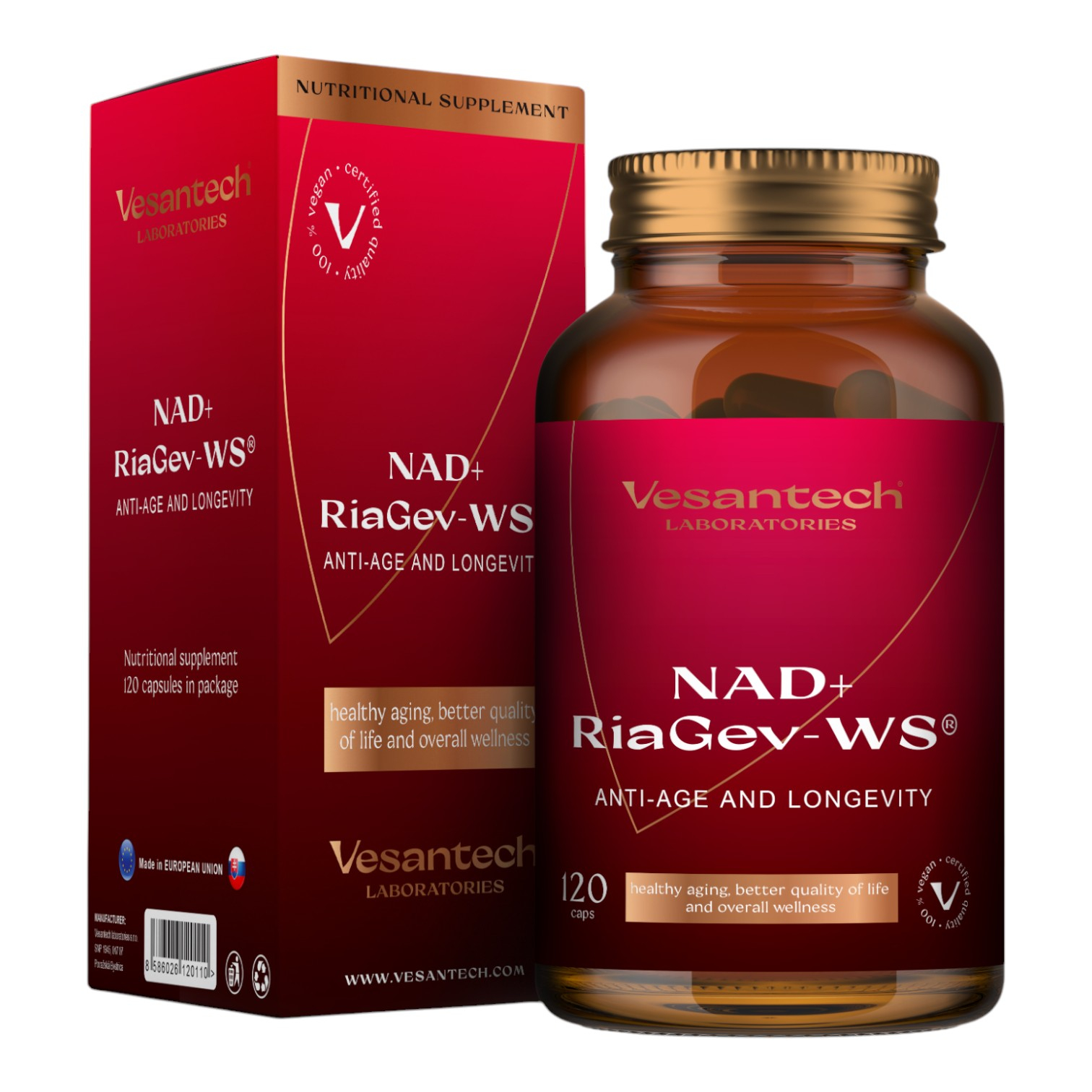 Vesantech NAD+RiaGev-WS 120 cps