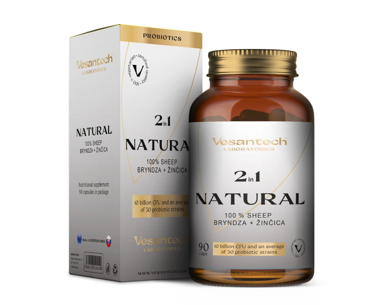 Protbiotiká Vesantech Natural 10 miliár CFU